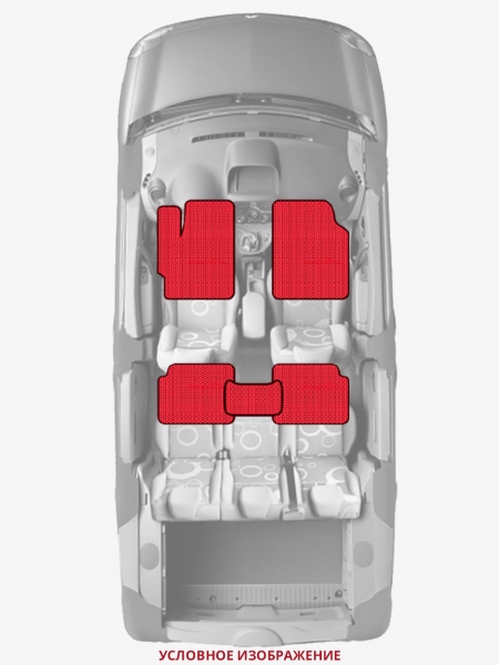 ЭВА коврики «Queen Lux» стандарт для Dodge Monaco (3G)